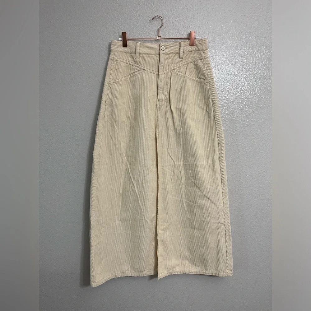 Free People Come As You Are Cord Maxi Skirt - Picture 9 of 11